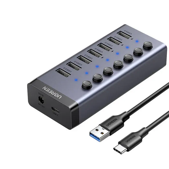 eng_pm_Hub-UGREEN-7in1-USB-C-7x-USB-A-3-0-12V-2A-black-140739_2.webp