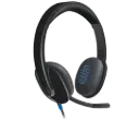 Logitech H540 Casque Filaire, Ecouteurs Stéréo Anti-Parasites, USB, Commandes sur l'Oreillette