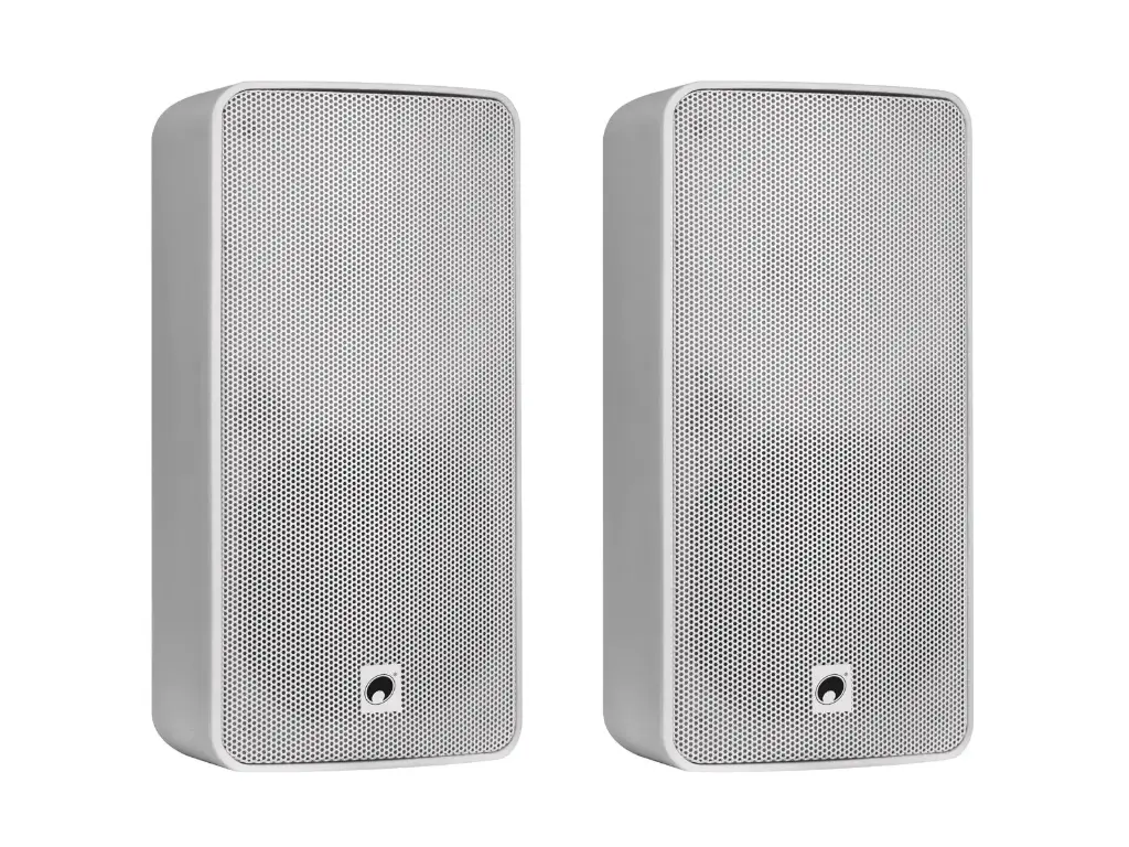 OMNITRONIC Enceinte d'installation ODP-206T 100 V blanche 2x