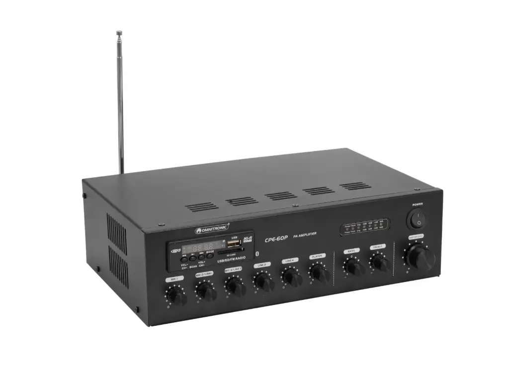 OMNITRONIC Amplificateur de mixage PA CPE-60P 60W