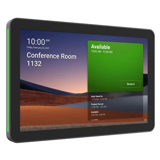 [952-000091] Logitech TAP SCHEDULER FOR MEETING ROOMS, Ecran de réservation de salle pour Microsoft Teams, Zoom Rooms, Robin et Meetio. Connexion et alimentation PoE.